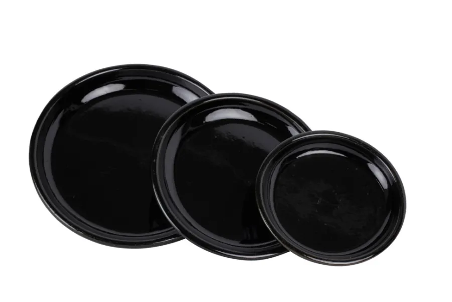 Scan-Pot Pottefat blank svart Ø31 cm
