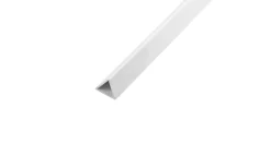 Online Profillist/plakatlist trekantet hvit pvc - 1 meter