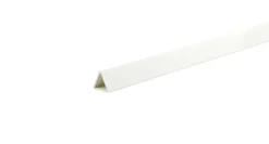 Online Profillist/plakatlist trekantet hvit pvc - 1 meter