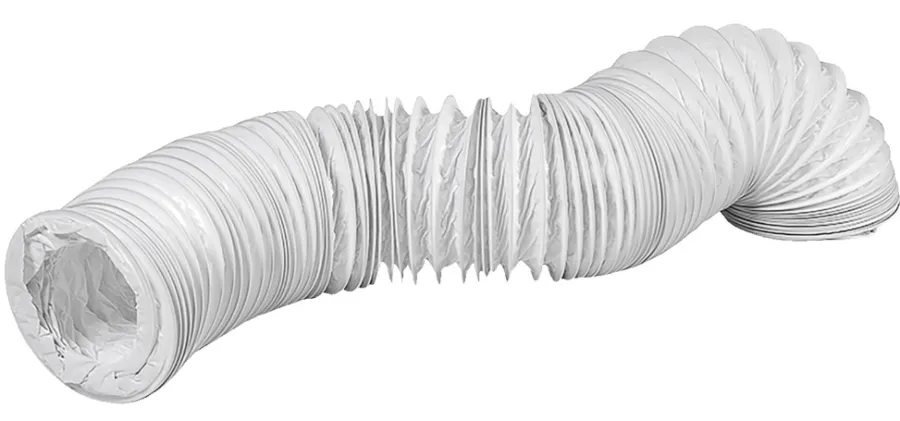 New PVC flexslange Ø102 mm x 3 meter hvit