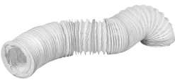 Clearance PVC flexslange Ø127 mm x 1 m hvit