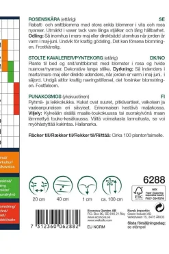 Sale Weibulls Pyntekorg - Mix Rosa og hvite nyanser