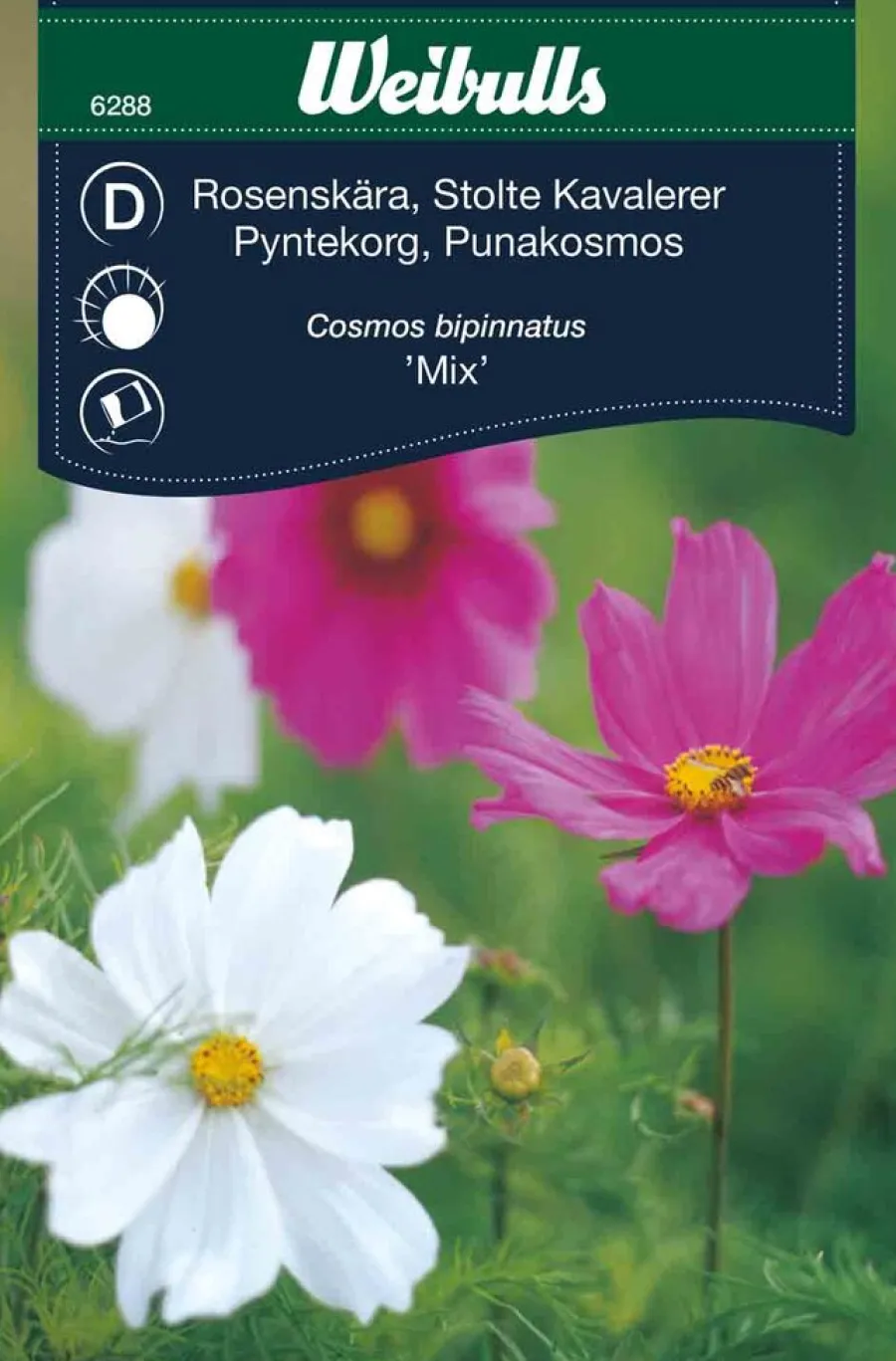 Sale Weibulls Pyntekorg - Mix Rosa og hvite nyanser