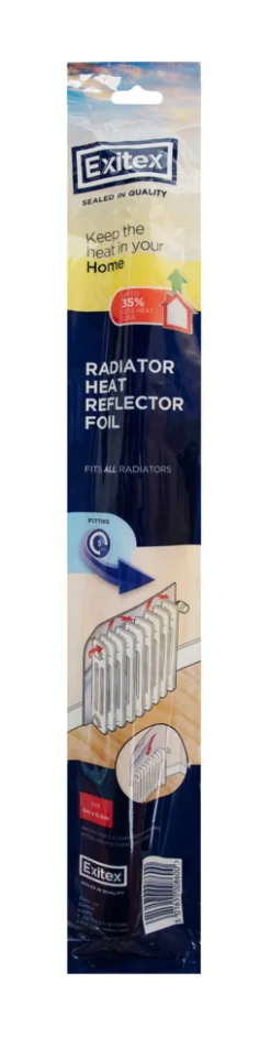 Outlet Radiatorfolie 0,5 × 5 meter - Exitex