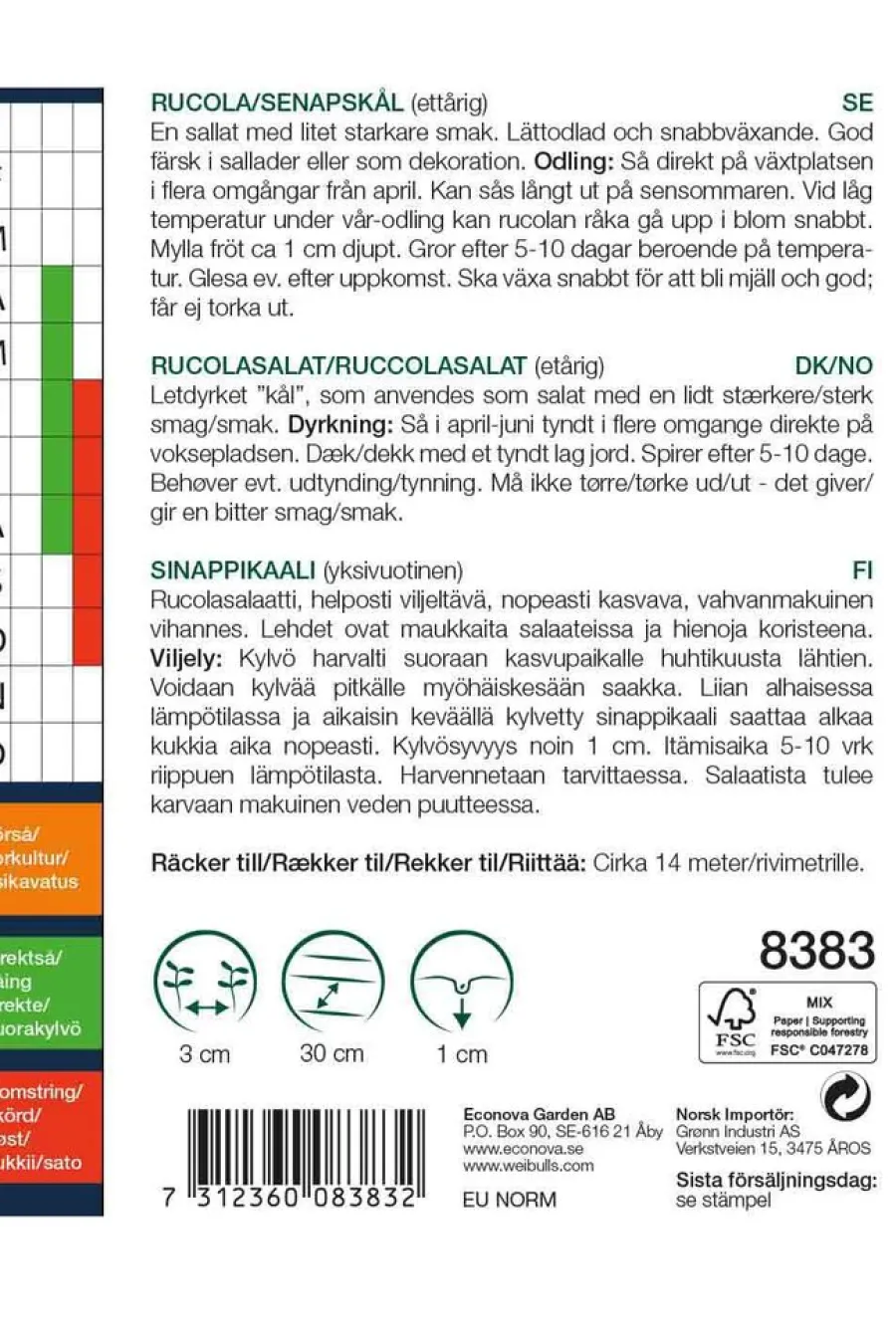 Outlet Weibulls Ruccolasalat