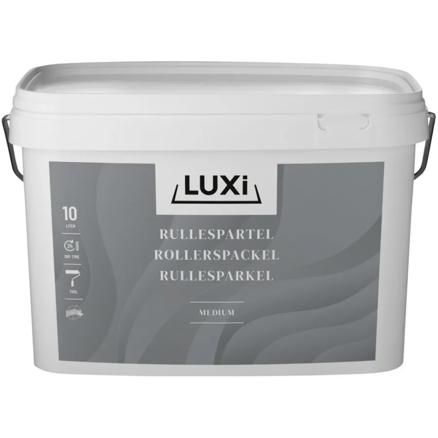 Hot Luxi Rullesparkel lett 10 liter - Lys grå