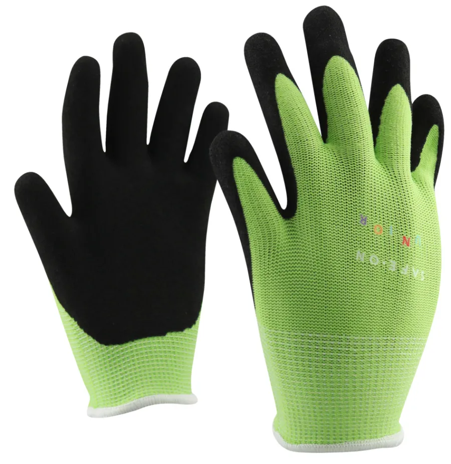 Discount Safe-On Junior hansker 4-6 år Grønn