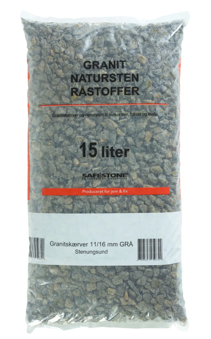 Safestone by ZURFACE Safestone dekorstein 11/16 mm grå Stenungsund