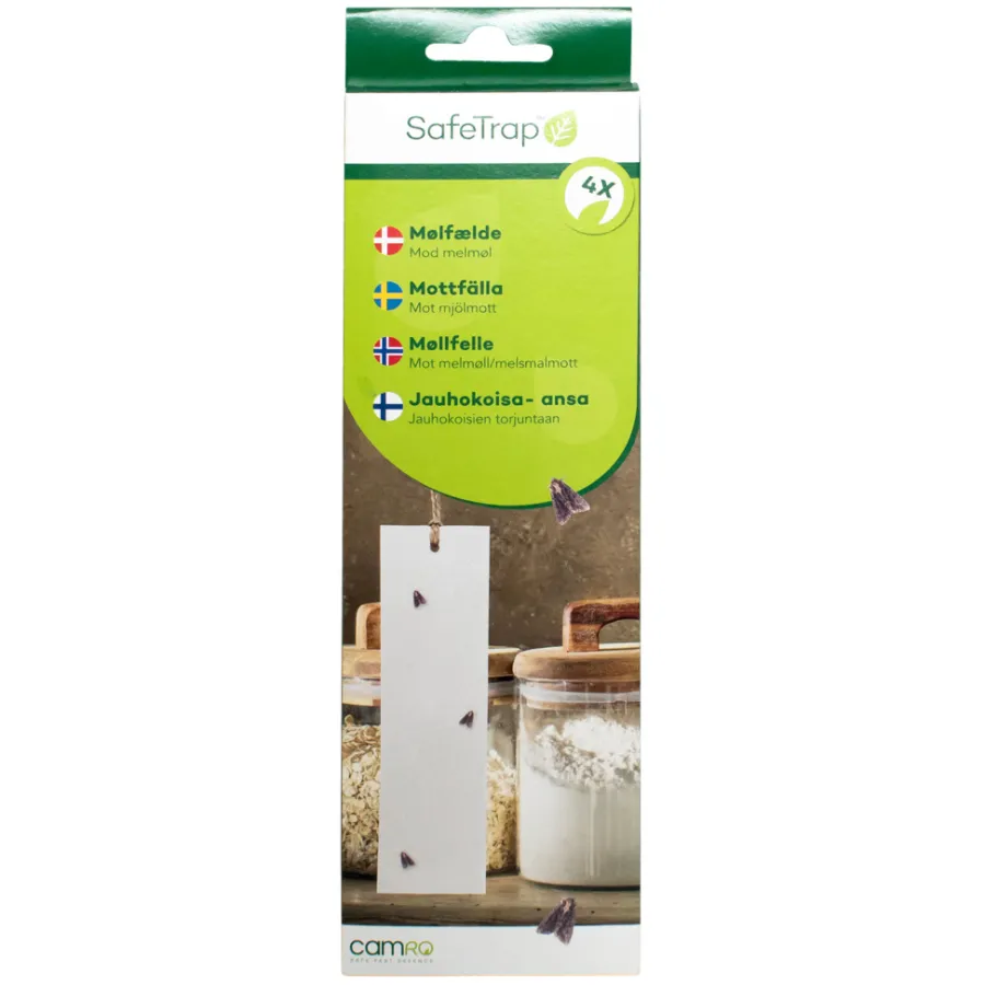 Discount SafeTrap melmøllfelle med feromon - 4 ark