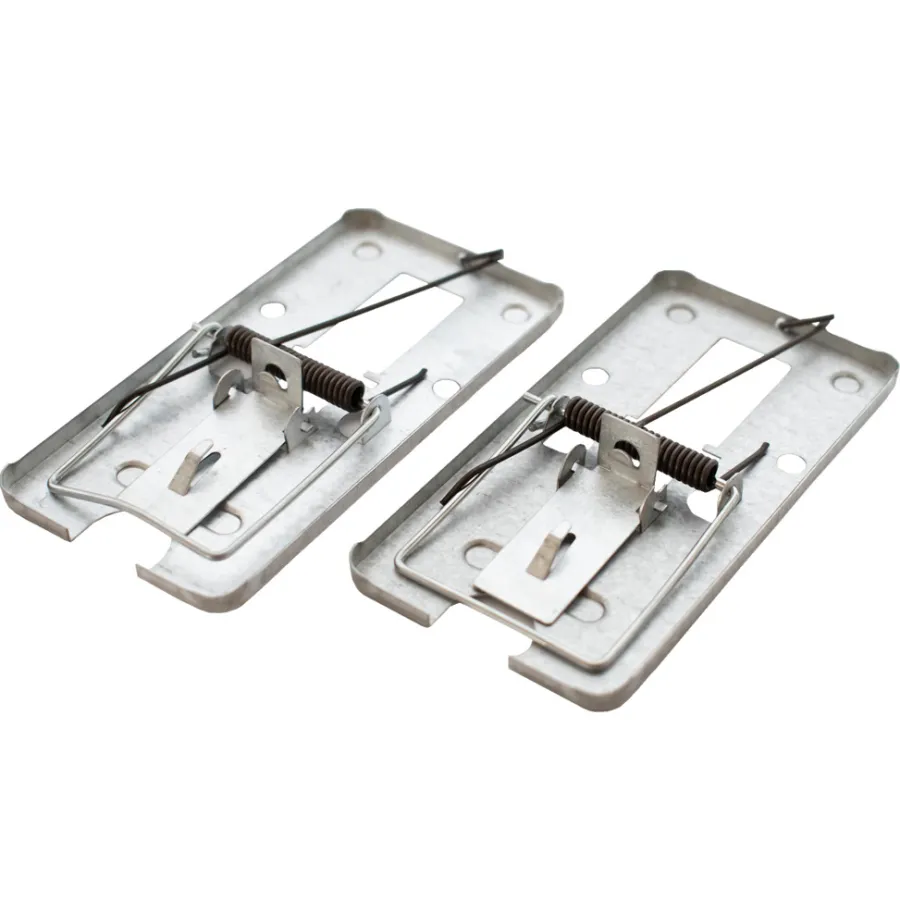 Online SafeTrap musefeller i metall - 2-pk.