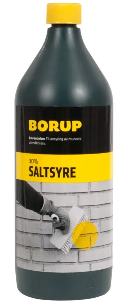 Clearance Borup Saltsyre 30 % 1 liter
