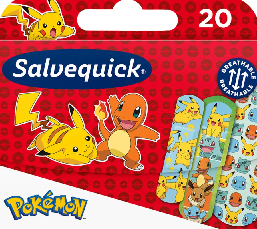 Best Salvequick barneplaster Pokémon 20 stk.