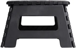 Outlet Sammenleggbar krakk 32 x 25 x 22 cm Svart