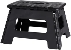 Outlet Sammenleggbar krakk 32 x 25 x 22 cm Svart