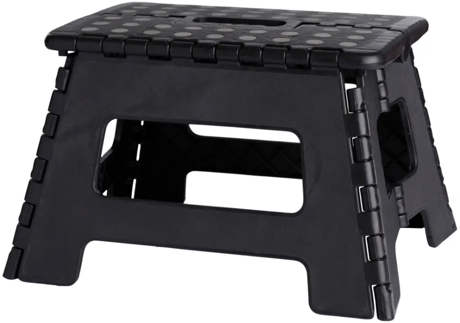 Outlet Sammenleggbar krakk 32 x 25 x 22 cm Svart