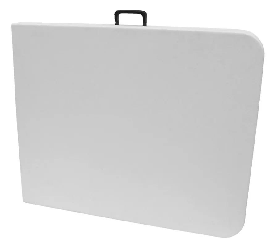 Sale Sammenleggbart bord stål/plast 180 x 75 cm Hvit
