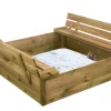 Outlet Nordic Play Sandkasse med benk og lokk