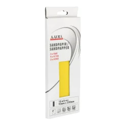 Best Luxi Sandpapir i ark ass. - 93 x 230 mm - 10-pk