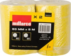 Clearance Millarco Sandpapir 2 ruller i K60 og K80