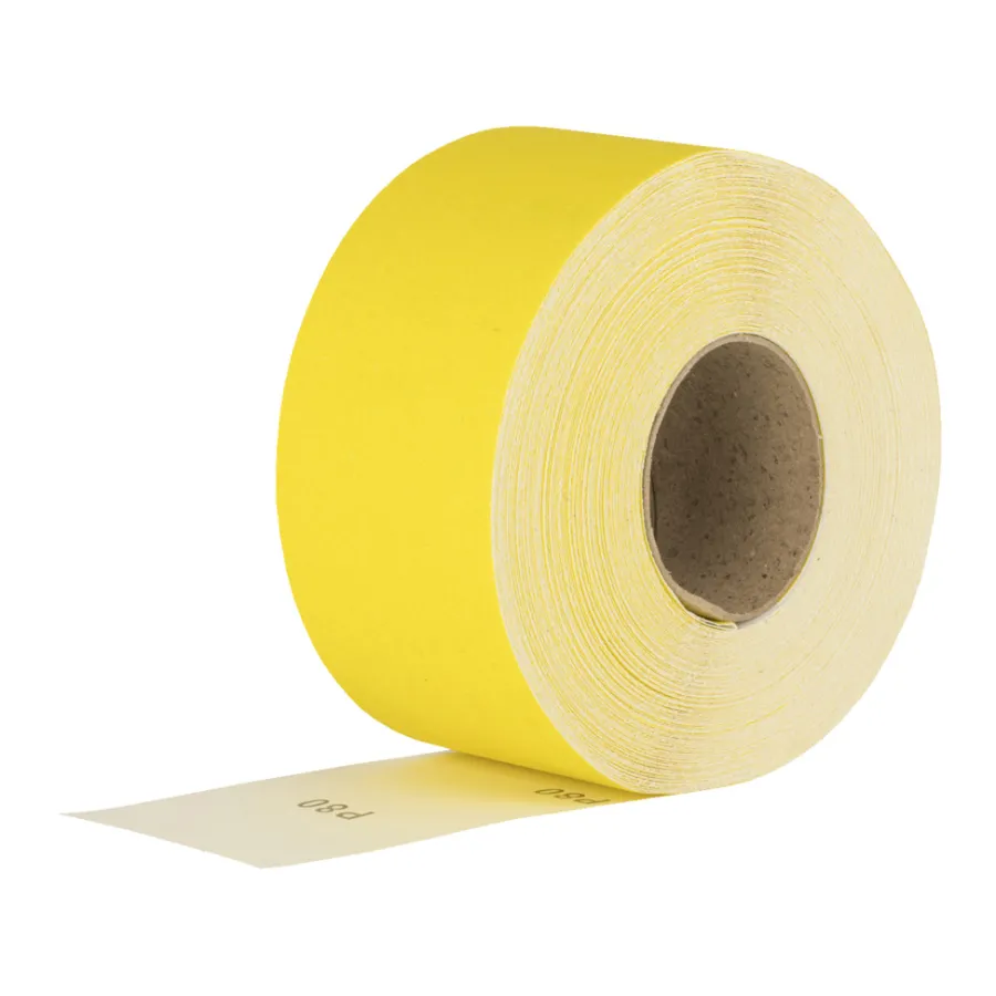 Best Luxi Sandpapir rull korn 80 - 93 mm x 50 meter