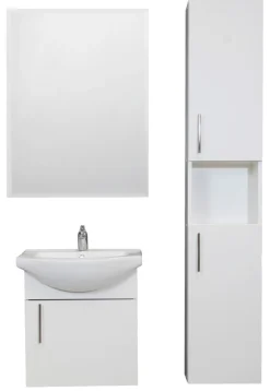 Clearance REN Servantskap Basic hvit NR2 med 1 dør -