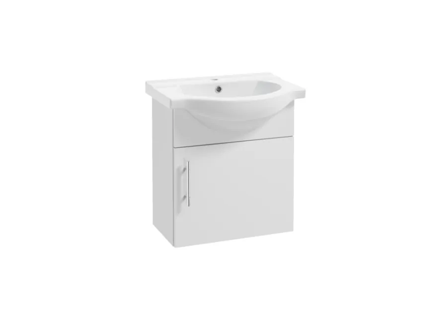 Clearance REN Servantskap Basic hvit NR2 med 1 dør -