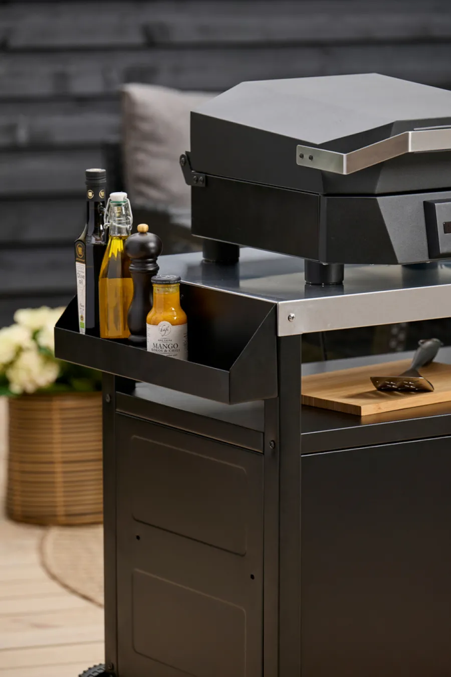 Sunlife Serveringsvogn Columbus stål – ® Svart