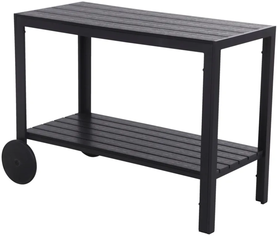 Hot Sunlife Serveringsvogn Havanna 90 x 45 x 74 cm svart - ®
