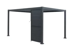 Sale Outfit Sidepanel med justerbare lameller til pergola 4 meter -