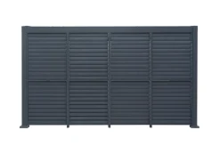 Sale Outfit Sidepanel med justerbare lameller til pergola 4 meter -