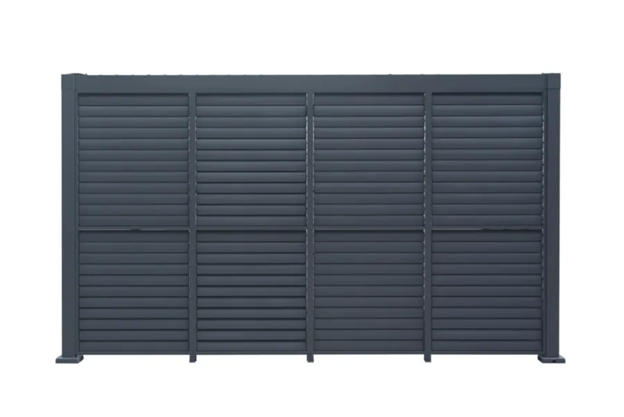 Sale Outfit Sidepanel med justerbare lameller til pergola 4 meter -