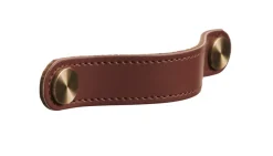 Online Skinnhåndtak 12,8 cm 2-pk. Brun