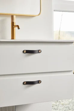 Clearance Skinnhåndtak 12,8 cm 2-pk. Svart