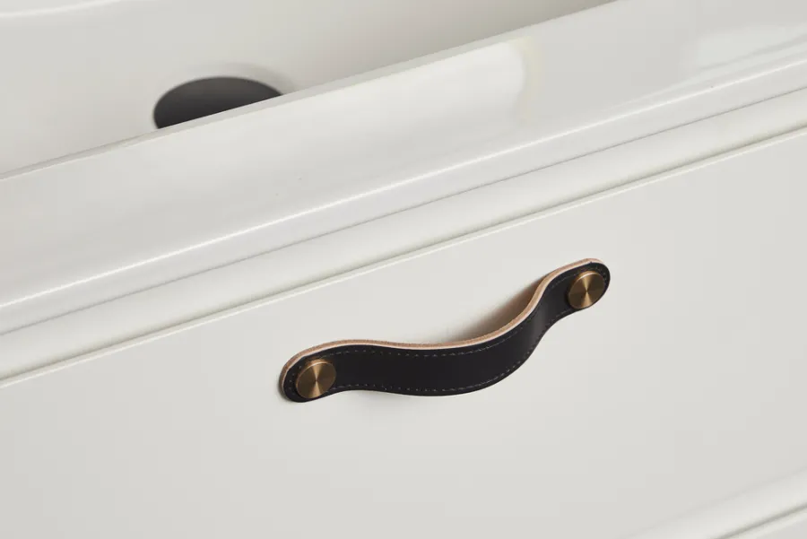 Clearance Skinnhåndtak 12,8 cm 2-pk. Svart