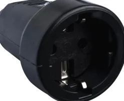 Hot Elworks Skjøtekontakt pvc m/jord svart