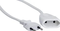 Discount Elworks Skjøteledning Euro hvit 2 meter