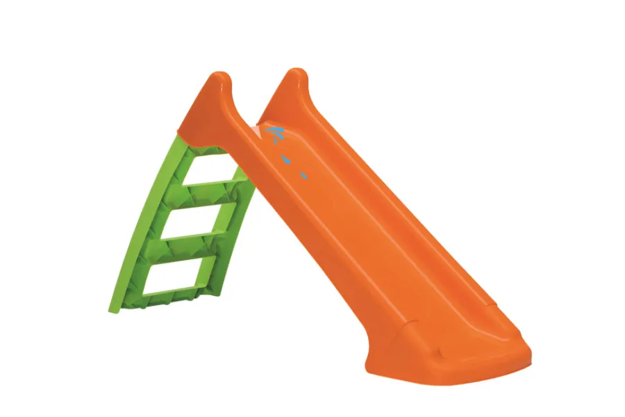 Discount Paradiso Toys Sklie med vanntilkobling 72 cm - Grønn/oransje