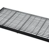 Best Skraperist stål m/svart kant 80 x 40 cm