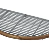 Hot Skraperist stål m/trekant halvmåne 80 x 40 cm