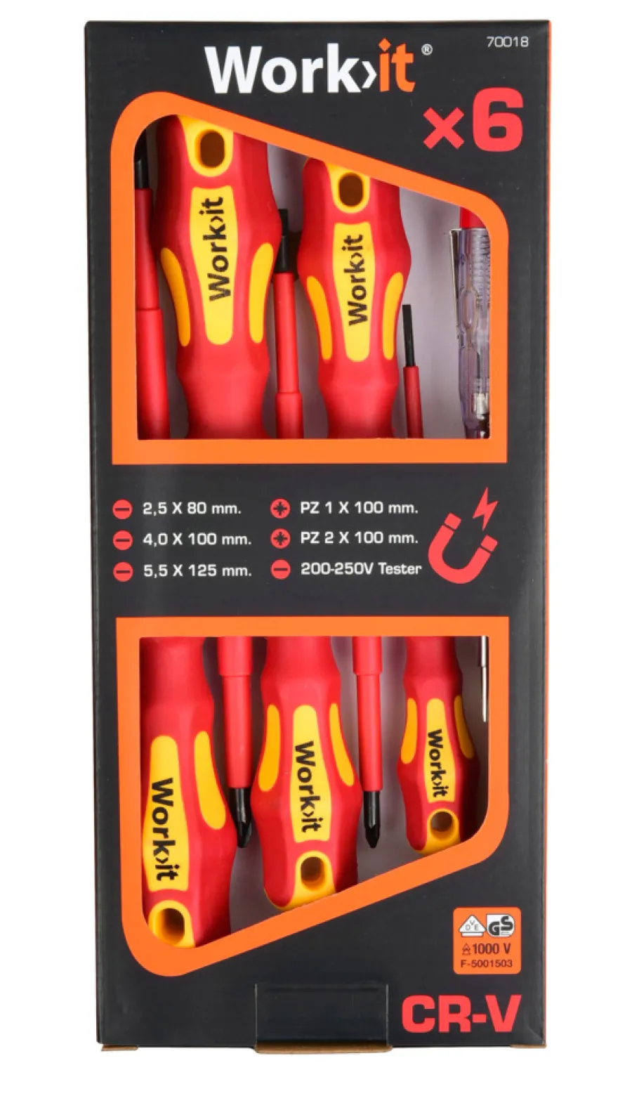 New Millarco Skrutrekkersett VDE 6 deler