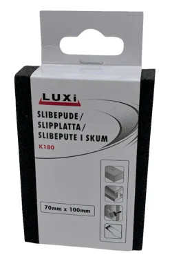 New Luxi Slipesvamp korn 180, 70x100 mm -