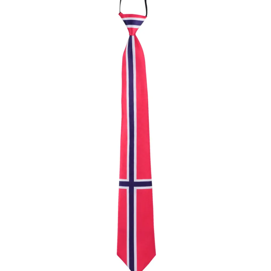 Best Slips med norsk flagg i rødt, hvitt og blått