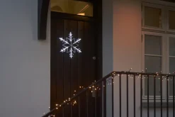 Clearance Stemning Snøfnugg med 24 LED akryl Ø40 cm