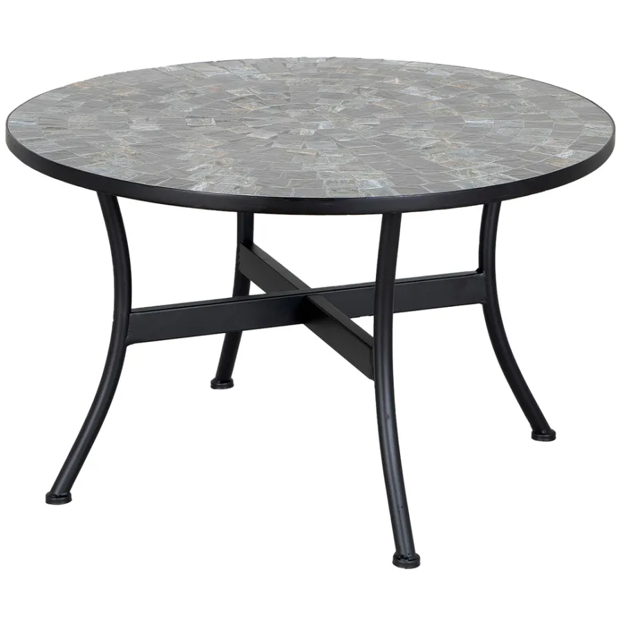 Discount Sunlife Sofa/loungebord Rom mosaikk Ø76 cm - ® Multi/svart