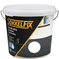 Hot SokkelFix Sokkelmaling vannbasert 5 liter - Hvit