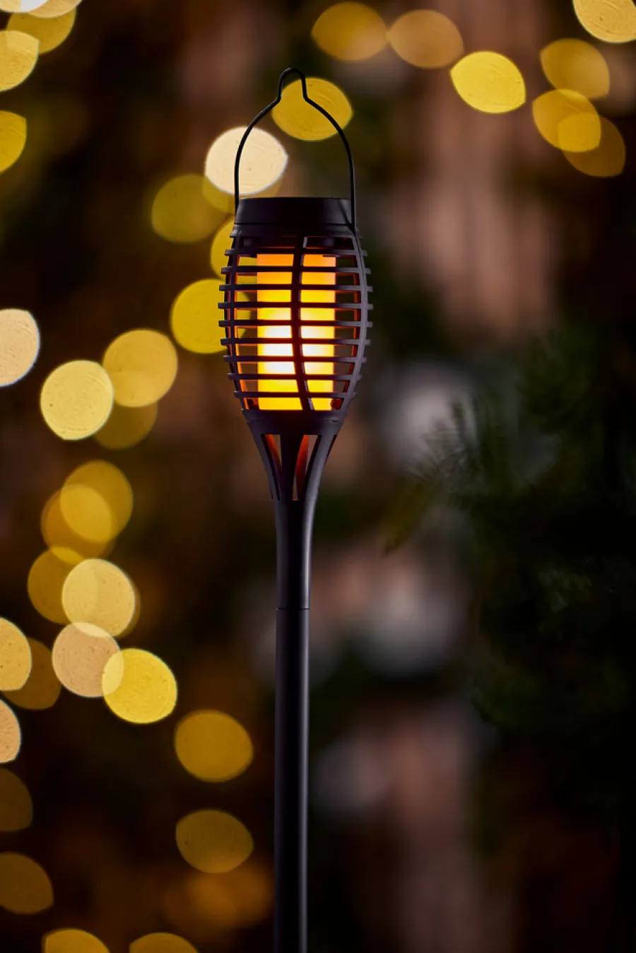 Outlet Garden Solar 3-i-1 flammefakler LED 50 cm 3-pk. - ® Svart