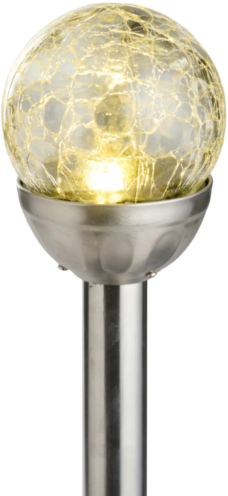 Sale Garden Solcellelamper Ø8 x H34 cm 3-pk. - ® Sølv