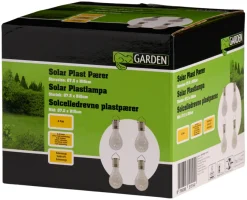 Clearance Garden Solcellepærer plast Ø7,5 cm 4-pk. - ® Sølv