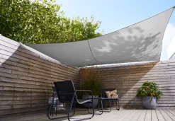 Outlet Sunlife Solseil Alba firkantet 3,6 x 3,6 meter - ® Grå