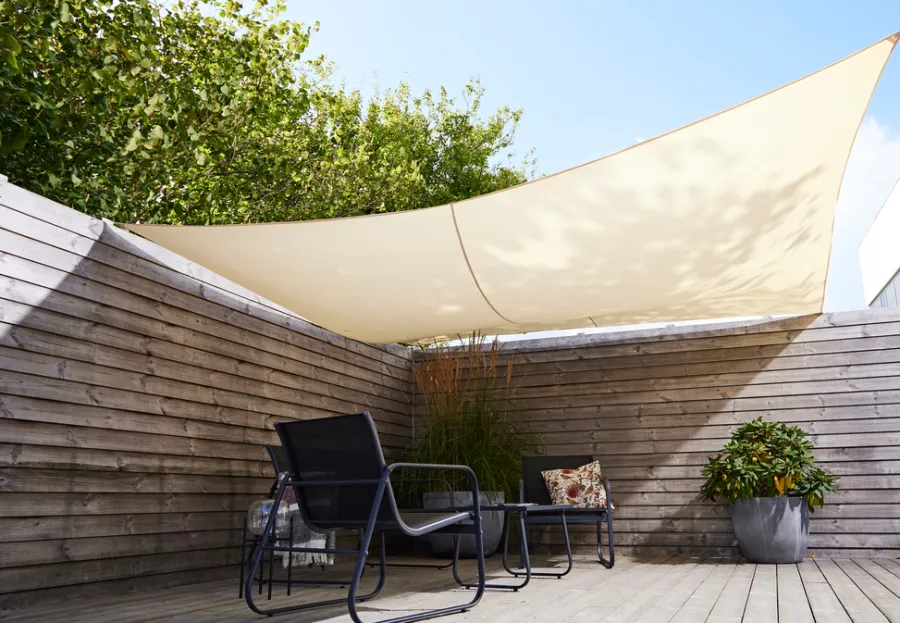 Sunlife Solseil Genova firkant 3,6 x 3,6 meter - ® Beige